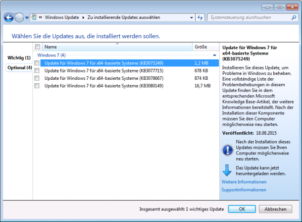 Angebliche "Schnüffel-Updates" für Windows 7 und 8.1