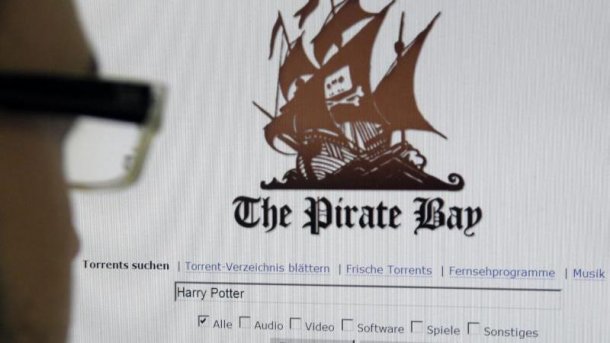 User vor Website The Pirate Bay