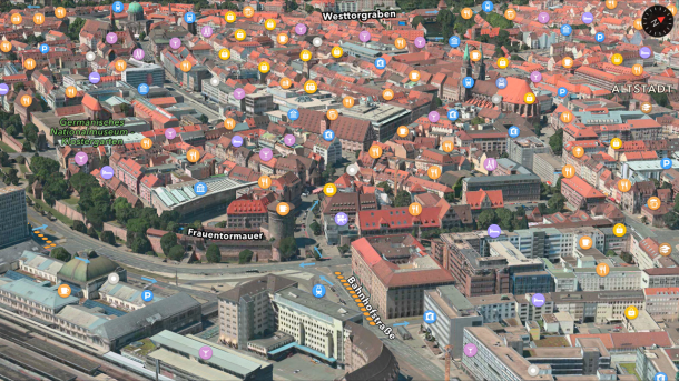 Apple-Karten: Neue Flyover-Städte in Deutschland