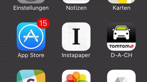 App Store zeigt Updates