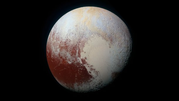 Pluto in Farbe