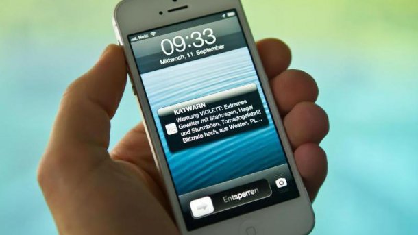 Katastrophenschutz per Smartphone