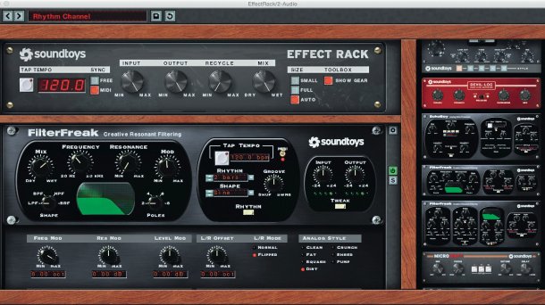 Musik-Effekte: SoundToys 5 spielen im Rack auf