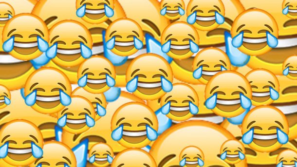 Viele lachende Emojis