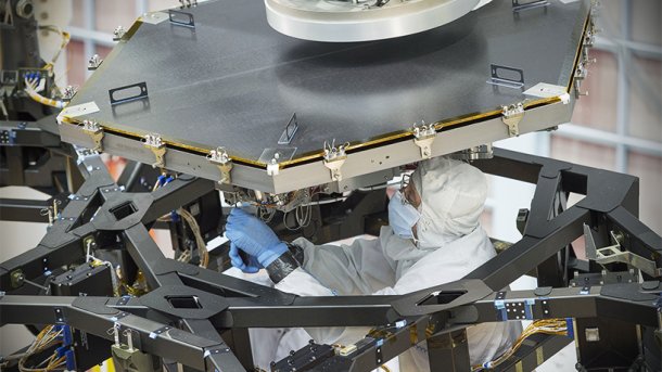NASA beginnt Endfertigung des James-Webb-Weltraumteleskops