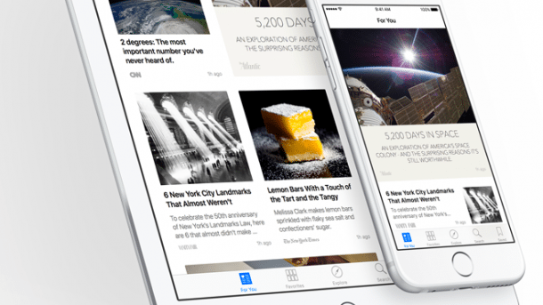 Apple News: Vorinstalliert zur alltäglichen Nutzung