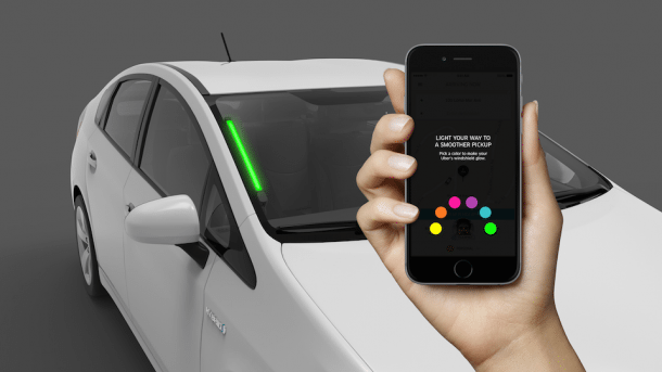 Uber stellt Spot vor - eine farbige Anzeige für Kunden