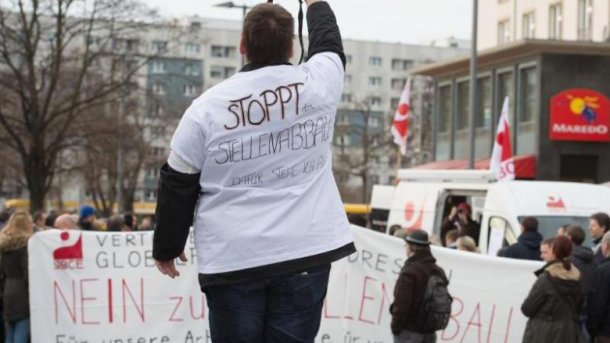 Globalfoundries-Mitarbeiter demonstrieren gegen Entlassung