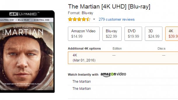 CES 2016: Filme auf Ultra HD Blu-ray kosten 40 US-Dollar