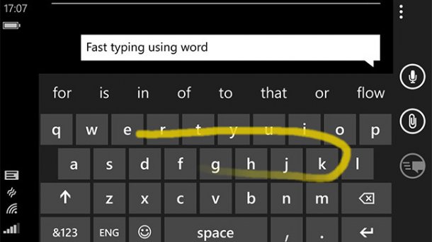 Microsoft portiert sein Word-Flow-Keyboard auf iOS