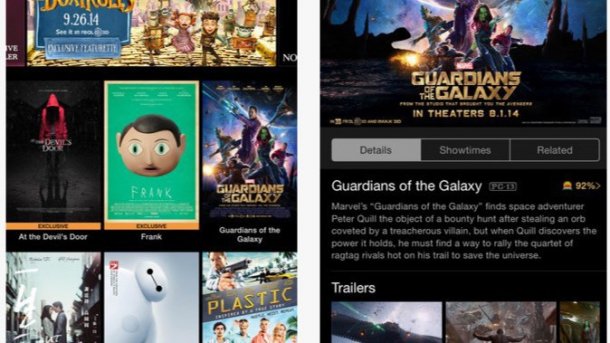 Apples Movie-Trailers-App für das Riesen-iPad angepasst