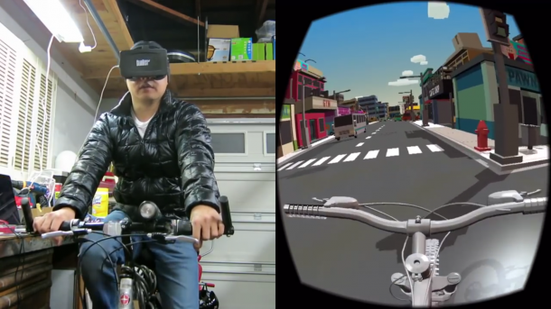 Für 40 Dollar mit dem eigenen Rad in die Virtual Reality