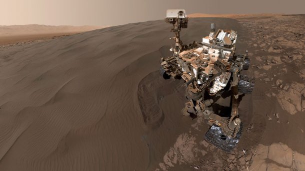 Mars-Rover Curiosity: 360-Grad-Blick des Roten Planeten