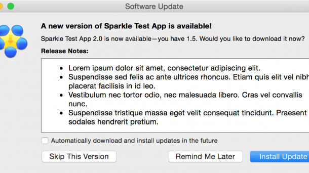 Populärer OS-X-Updater Sparkle mit problematischer Sicherheitslücke
