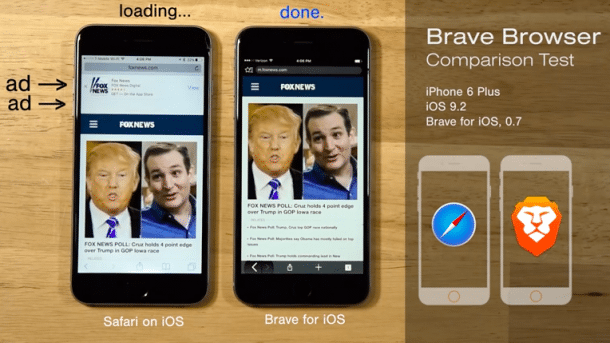 Adblocking-Browser Brave für iOS veröffentlicht