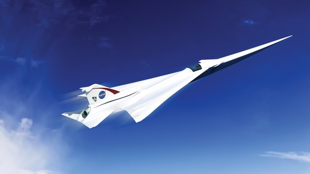 NASA will leises Überschall-Passagierflugzeug testen