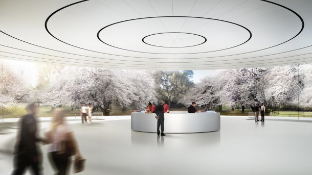 Apple zeigt Bilder seiner neuen Keynote-Halle