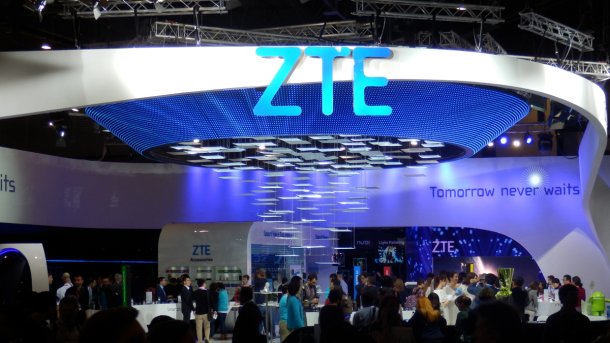 ZTE-Stand auf dem MWC 2015.