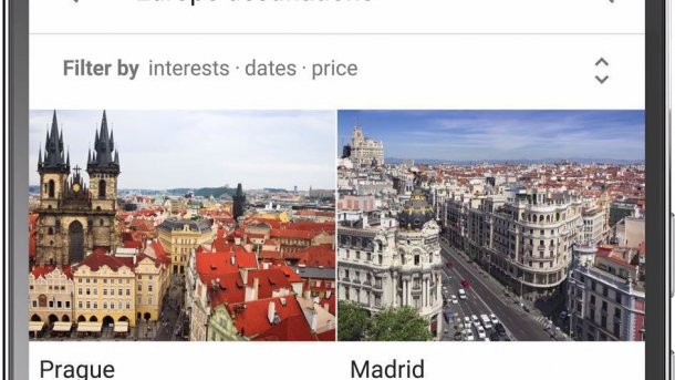 Urlaubsplanung mit Google: Neuer Dienst "Reiseziele"