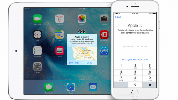 Apple Zwei-Faktor-Authentifizierung