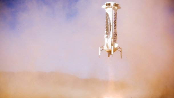 Blue Origin: Rakete landet zum dritten Mal sicher