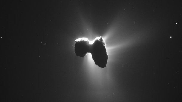 ESA-Sonde: Rosettas Komet ändert seine Farbe