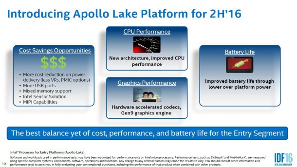 Intel Apollo Lake Celeron Pentium