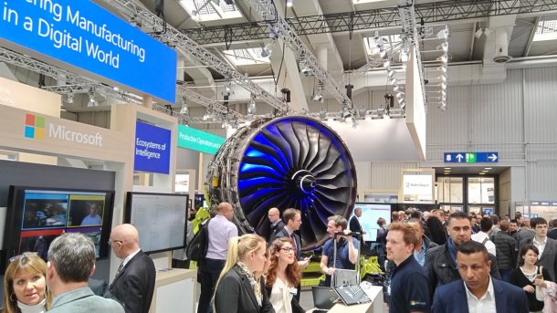 Hannover Messe 2016: Besuch am Microsoft-Stand