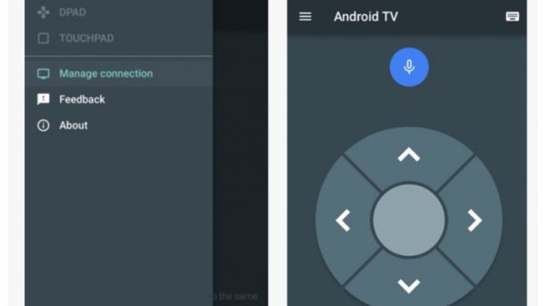Android-TV-Fernbedienung für iOS