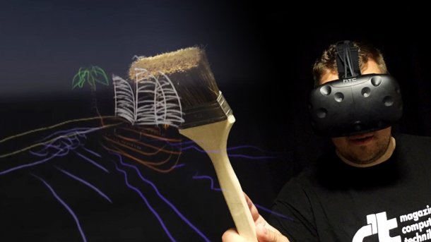 c't live: Virtual-Reality-Malen auf Zuruf