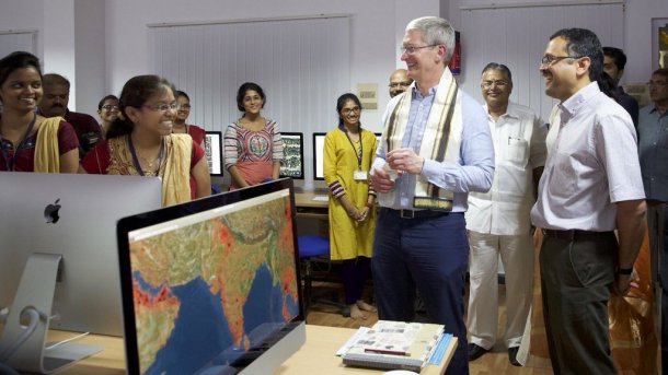 Tim Cook in Indien: Hoffen auf den Subkontinent