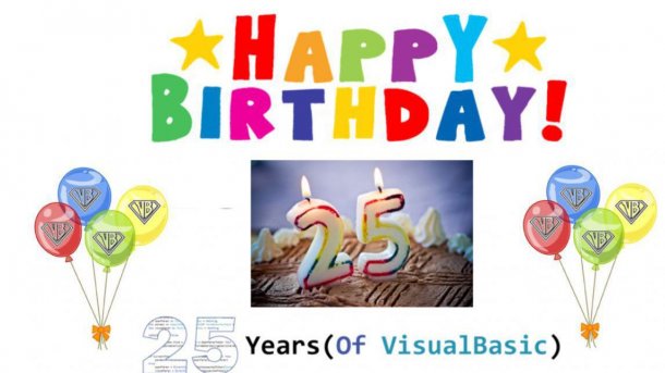 Visual Basic wird 25