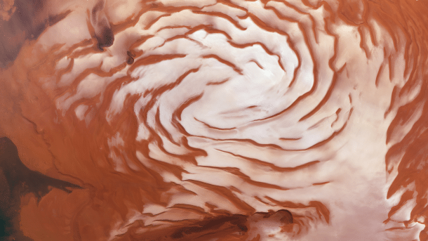 Forscher finden Eiszeit-Spuren am Mars-Nordpol