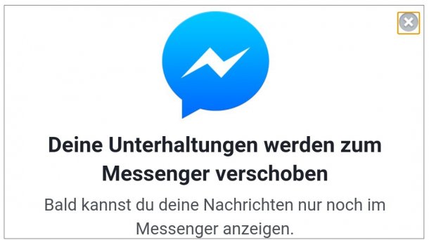Facebook drängelt Nutzer noch stärker in Richtung Messenger