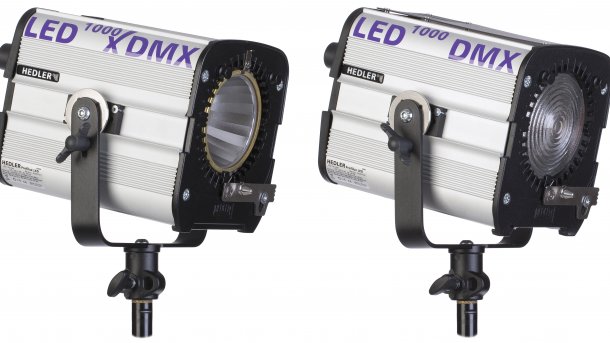 Neue LED-Leuchten mit DMX-Steuerung von Hedler