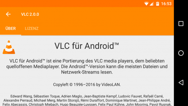 VLC 2.0 für Android unterstützt Netzwerkfreigaben