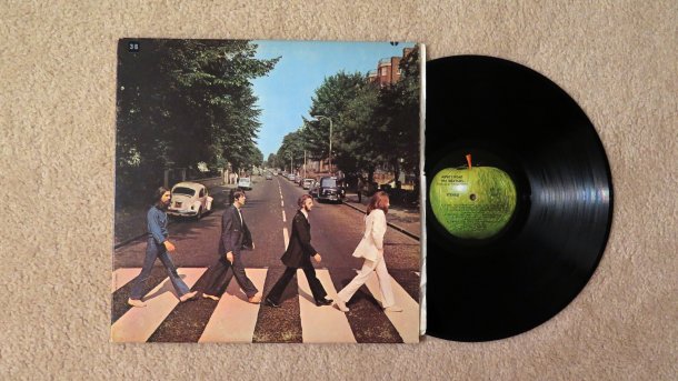 LP Abbey Road mit Cover