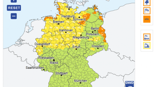 Deutscher Wetterdienst warnt jetzt präziser vor Unwettern
