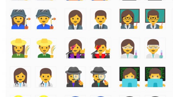 Googles Emojis für mehr gleichberechtigte Frauen werden offiziell