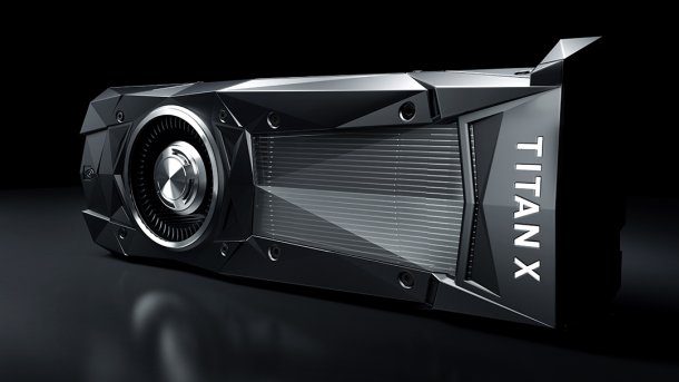 Nvidia Titan X für 1200 US-Dollar: Pascal-GPU mit 3584 Kernen, 12 GByte Speicher