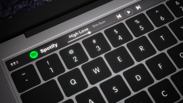 MacBook Pro mit OLED-Touch-Leiste