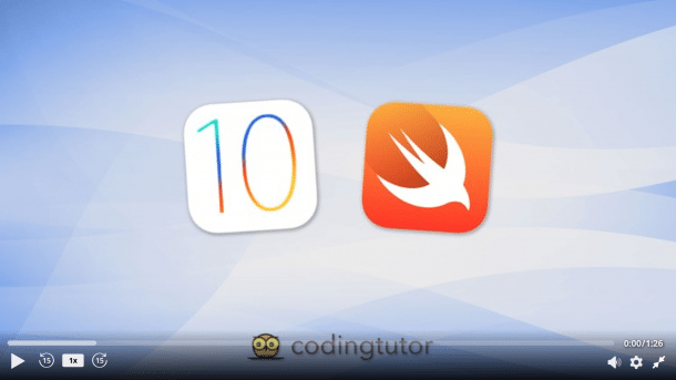 App-Entwicklung für iOS10 - das Video-Training