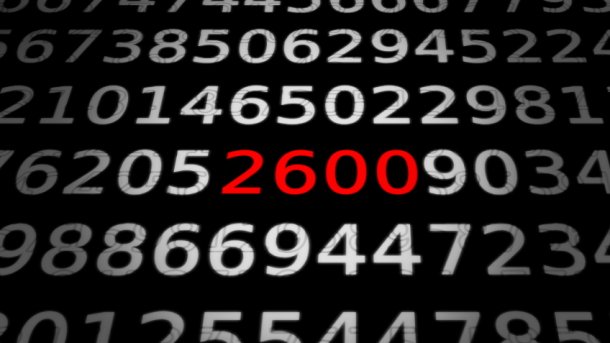 Zahlen, bitte! 2600 Hz – die Frequenz, die das Hacking begründete.