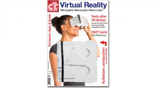 c't wissen Virtual Reality mit Brille jetzt bestellbar