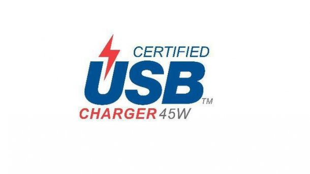 USB-Logo für zertifizierte Typ-C-Netzteile