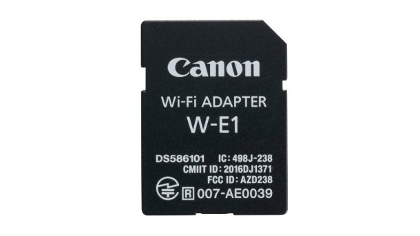 Canon kündigt wie erwartet WLAN-Adapter W-E1 an