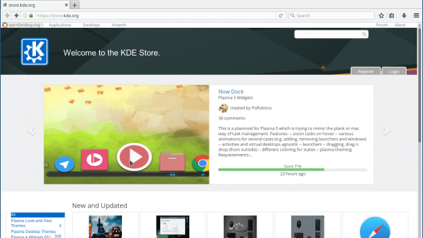 openDesktop-Nachfolger: KDE startet eigenen Store für Erweiterungen