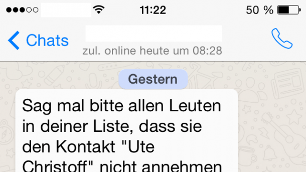 "Ute Christoff": WhatsApp-Kettenbrief zum Festplatten-Zerstörer macht wieder die Runde