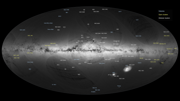 ESA-Weltraumteleskop Gaia: Erste Himmelskarte mit einer Milliarde Sternen