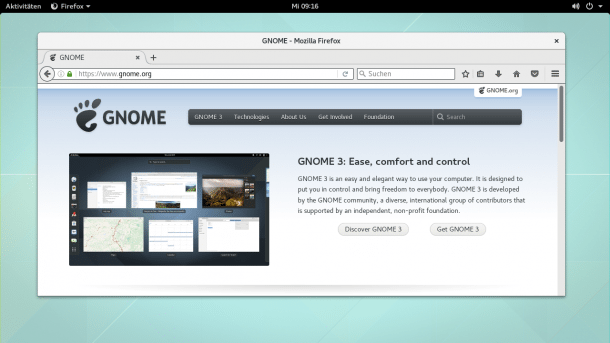 Unix/Linux-Desktop Gnome 3.22 freigegeben